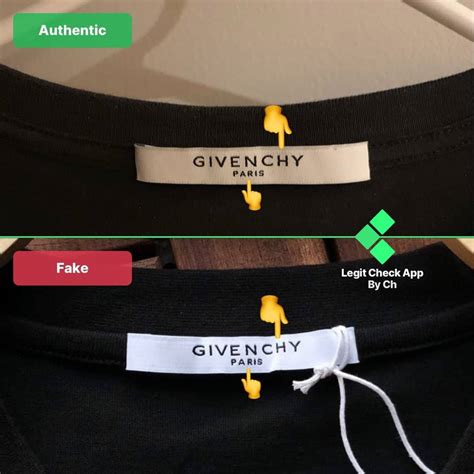 how to spot fake givenchy t shirt|false givenchy inscription.